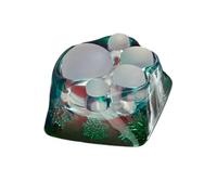 FELTECHELECTR Transparent Cute Cat Paw Resin Keycap for Mechanical Keyboard Cartoon Gaming Keycap with Abrasion and Oil Resistance Easy Replacement for Keyboard Enthusiasts Enhanced Backlight