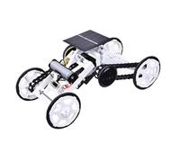 FELTECHELECTR Voiture Solaire DIY à Quatre Roues Voiture Éducative de Science Stem pour Garçon Fille Extérieur Éveil et Apprentissage
