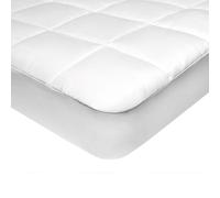 FELUNA® sur-Matelas Matelassé 500 g/m² - Microfibre Moelleux 160x200 | Rembourrage 3D anti-affaissement, tient en place jusqu'à 25 cm - lavable en machine, sans odeur chimique