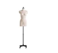 Female Mannequin Sewing Sling,Upper Body Platform Adjustable Clothing Form from Size 0/2/4/6/7/8/9/10/12/14/16/18/20, Easy to Assemble with Wheels - Adult Female Mannequin