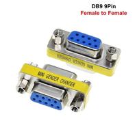 Female to Female DB9 9Pin mâle à mâle/femelle à femelle/mâle à femelle Mini adaptateur de changeur de sexe RS232 prise série Com connecteur