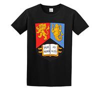 Female University of Birmingham Retro Men Adult Short Sleeve Black S