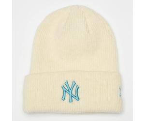 Female Wide Cuff Beanie New York Yankees beige ONE SIZE