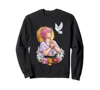 Femboy MTF Trans Coquette Catholique Sacrée Vintage Kitsch Sweatshirt