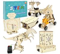 FEMBW Kit de Construction Enfant Robot STEM, 6PCS Expériences Scientifiques Enfants à Partir de 8 9 10 11 12, Robot Jouet Kosmos Experiments pour Garçons et Filles pour Les Anniversaires