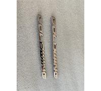 FEMEIN pour Honda Goldwing GL1800 1 Paire GL 1800 3M ABS 3D Couvercle De Batterie Emblème Côté Carénage Autocollant Décalcomanie Logo Symbole Marque Chrome (Color : Silver)