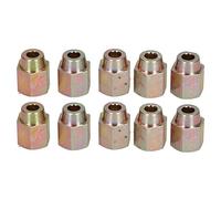 Femelle acier raccords de tuyau frein 12x1mm pour tuyau de frein 1/4" 6mm 10pc