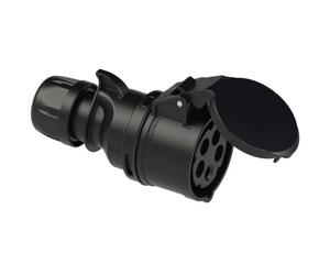 Femelle CEE 16 A 5 pôles PCE venttechnik 215-6x 400 V noir 1 pc(s)