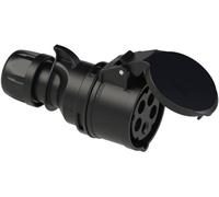 PCE Prise CEE femelle venttechnik 225-6ttx, 32 A, 5 pôles, 400 V, noir, 1 pc(s)