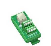 Femelle du support RJ45 de rail de vacarme for visser le bornier RJ45 panneau de dérivation de 45 degrés(HL-RJ45-ST-H)