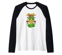 Femelle Gaze Retro Medusa and Roses Manche Raglan