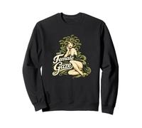 Femelle Gaze Retro Medusa and Roses Sweatshirt