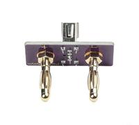 Femelle USB-A avec fiche banane de 19,05 mm, adaptateur d'alimentation DC 5 V pour test de courant de charge de téléphone portable,