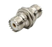 Femelle vers connecteur SL16 SO-239 PL-259, joint d'écrou de panneau à bride à 4 trous, adaptateur Coaxial RF 50 Ohm(Ivory,3PCS)