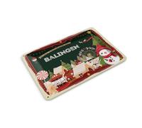 Femer Carte postale de Noël en tôle - Motif balingen - 14 x 10 cm