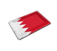 Femer Carte postale en tôle - Drapeau du Bahreïn - 14 x 10 cm - Plaque décorative rétro