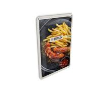Femer Carte postale en tôle Motif voyage 10 x 14 cm Berlin Allemagne Currywurst