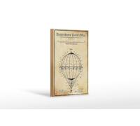 Femer Plaque décorative en bois - Brevet - 12 x 18 cm - Design pour une montgolfière