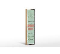Femer Plaque en bois avec inscription en allemand « Gestern war hier noch aufgeräumt und geputzt »