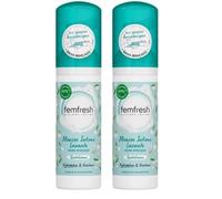 Femfresh - Mousse Intime Lavante Quotidienne, Sans Rinçage, aux extraits de Beurre de Karité et Lait d'Avoine, 50 ml (Lot de 2)