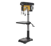 FEMI JOB LINE FM12-961PLUS - Perceuse à Colonne 20mm - Moteur 1100W - 12 Vitesses 200-1990tr/min - Table Inclinable 475x425mm - Mandrin Auto et Étau Inclus