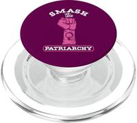 Féminin Fille Fait Femmes Empowerment Smash Patriarcat PopSockets PopGrip pour MagSafe