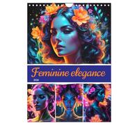 Feminine elegance (Wall Calendar 2026 DIN A4 portrait), CALVENDO 12 Month Wall Calendar: Discover the captivating beauty of our portraits of women enhanced by lighting effects.