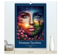 Feminine Facetten - Portraits in Doppelbelichtung (hochwertiger Premium Wandkalender 2026 DIN A2 hoch), Kunstdruck in Hochglanz: Kompositionen, die ... der Frauen in unserem Leben zelebrieren