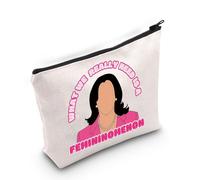Femininomenon Trousse de maquillage Kamala Ce dont nous avons vraiment besoin est un sac féminin Kamala cadeau pour femme Madame 2024 Présidente, Femininomeno-py2, MB