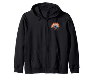 Féminisme AF Pocket Vintage Rainbow Empowerment Féminisme Sweat à Capuche