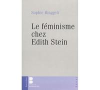 Feminisme chez edith stein - Sophie Binggeli - Parole Et Silence Eds - broché - Etude