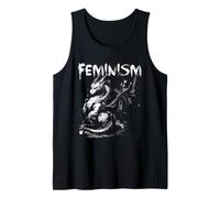 Féminisme Dragon Fantasy Créature Féministe Déclaration Art Débardeur