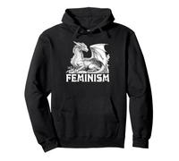 Féminisme Dragon Fantasy Créature Féministe Déclaration Art Sweat à Capuche
