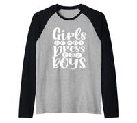 Féminisme Les Filles ne s'habillent Pas pour Les garçons féministes Manche Raglan
