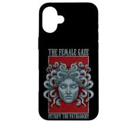 Féminisme Méduse Regard féminin Pétrifier Le patriarcat Coque pour iPhone 16 Plus