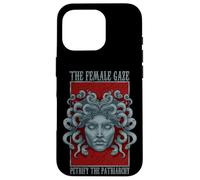 Féminisme Méduse Regard féminin Pétrifier Le patriarcat Coque pour iPhone 16 Pro