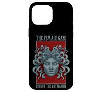 Féminisme Méduse Regard féminin Pétrifier Le patriarcat Coque pour iPhone 16 Pro Max