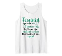 Feminist Croit Radical Notion Women Equal Feminist Débardeur