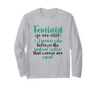 Feminist Croit Radical Notion Women Equal Feminist Manche Longue