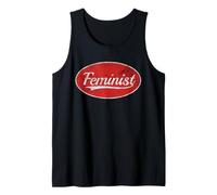 Feminist Varsity Classic Collegiate Athletic Lettering Débardeur