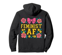 Féministe AF Bold Varsity Floral Equality Design Sweat à Capuche