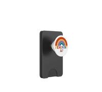 Féministe AF Rétro Rainbow Coloré Vintage Féministe PopSockets PopWallet pour MagSafe