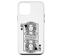 Féministe Medusa Queen of Hearts Dissent Carte à Jouer Vintage Coque pour iPhone 12 Mini