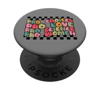 Féministe Pro Choice Amour Science Femmes Féminisme Groovy PopSockets PopGrip Adhésif