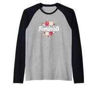 féministe puissance féministe féminisme émancipation femme cadeau Manche Raglan