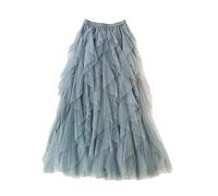 Femiserah Ligne A pour Femme, Tulle Gris Bleu, Taille Unique