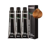FemMas Coloration capillaire 3x Blond clair chocolat intense 8.99 I Crème colorante capillaire à l'huile d'argan, kératine et céramides I Coloration ou nuance durable pour des résultats de couleur