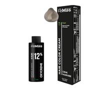 Femmas Kit de coloration capillaire super éclaircissante Natural 900 I Hair Color Cream 100 ml + Oxycrème 100 ml 12 % I Coloration permanente + développeur I Doux et durable I Teinture pour cheveux de