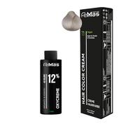Femmas Kit de coloration capillaire super éclaircissante Ultra Natural 900 S I Hair Color Cream 100 ml + Oxycrème 100 ml 12 % I Coloration permanente + développeur I Doux et durable I Coloration pour