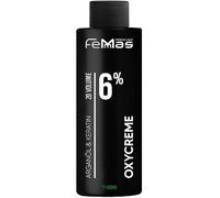 FemMas Oxycrème 6% 100 ml l Oxydant pour la coloration et la tonification des cheveux l Application facile et tenue optimale l Révélateur pour des résultats uniformes de qualité salon